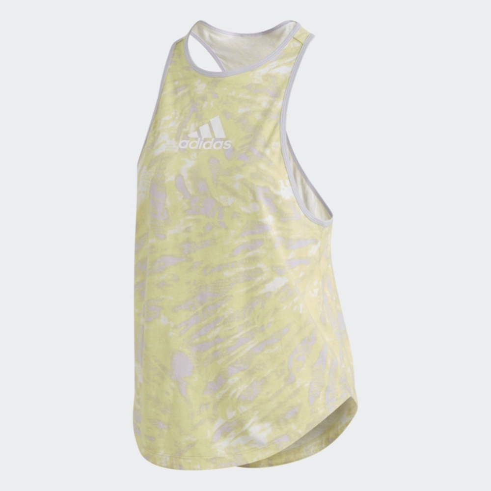Adidas Women's Univ Racer Back Tank Top - Yellow